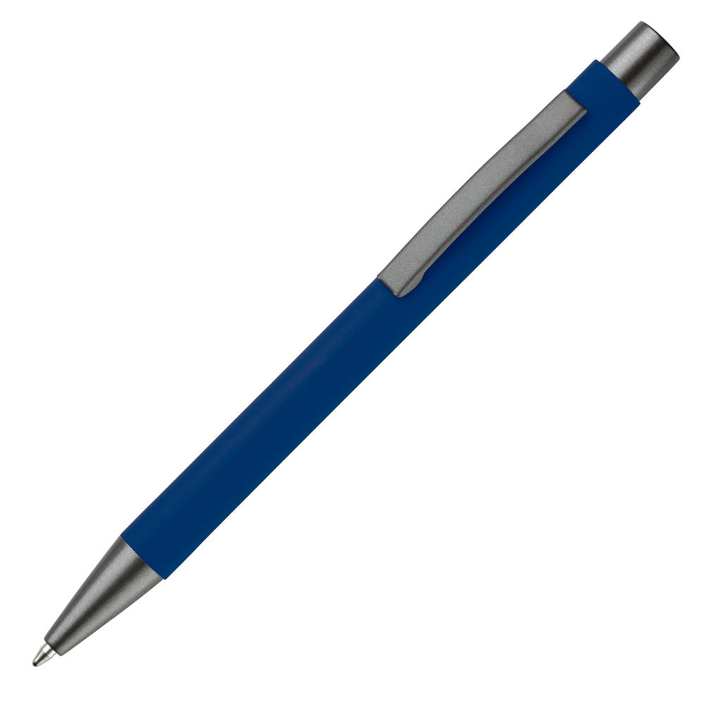 Balpen New York soft touch - bedrukt of onbedrukt verkrijgbaar - Donkerblauw