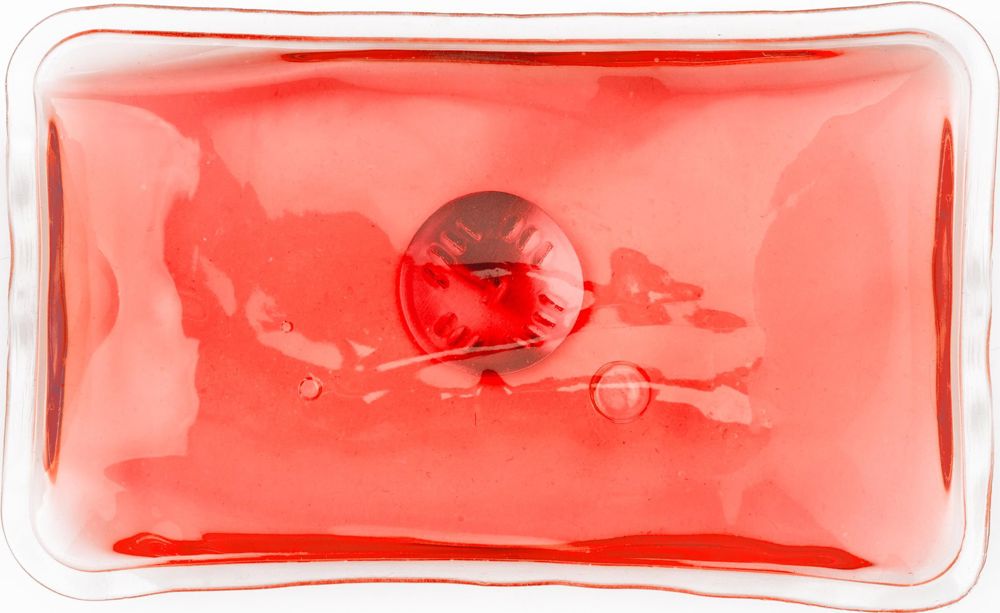 PVC warmtepad Charles - met logo of onbedrukt bestellen - Rood