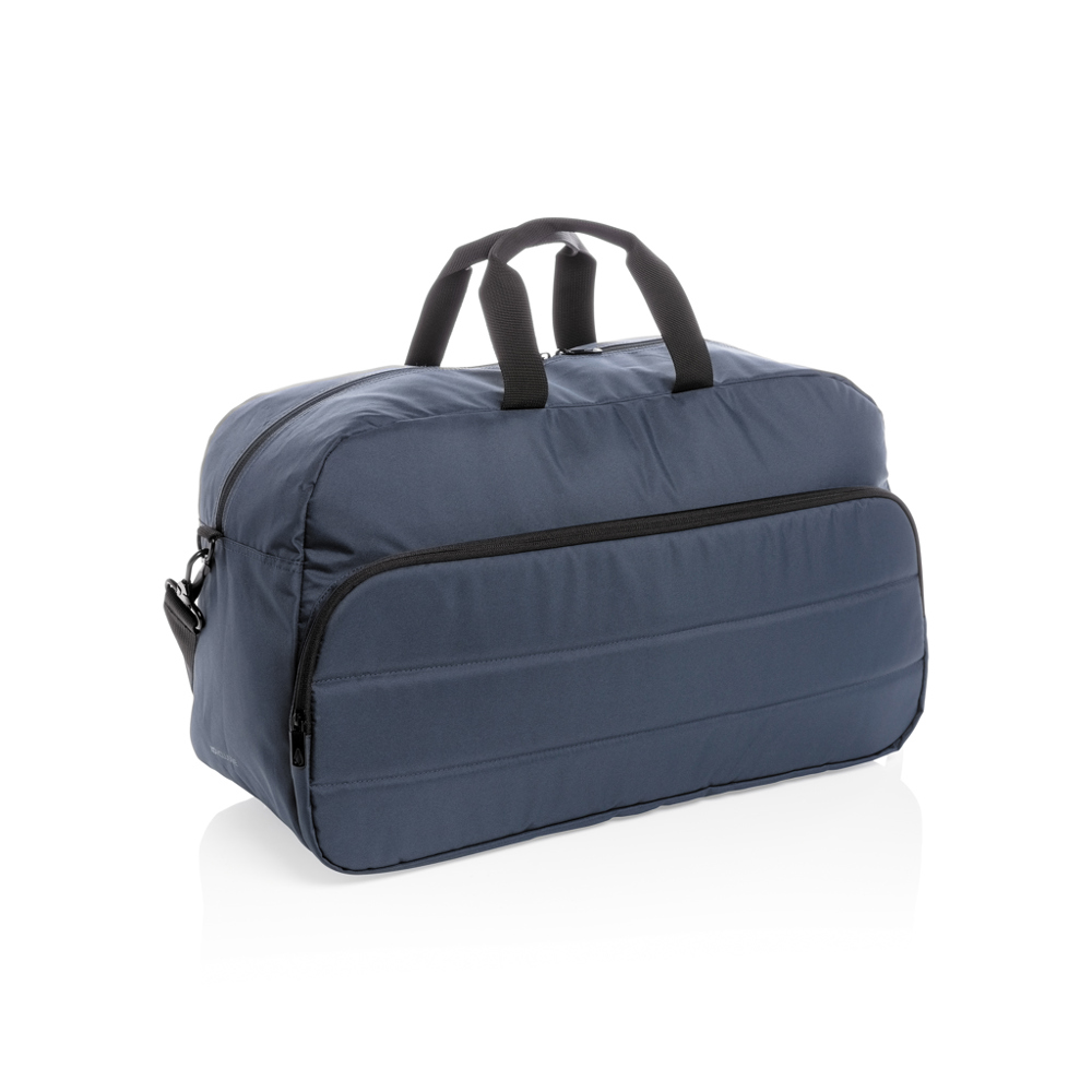 Impact AWARE™ RPET weekendtas - bedrukt of onbedrukt verkrijgbaar - donkerblauw (± PMS 539)