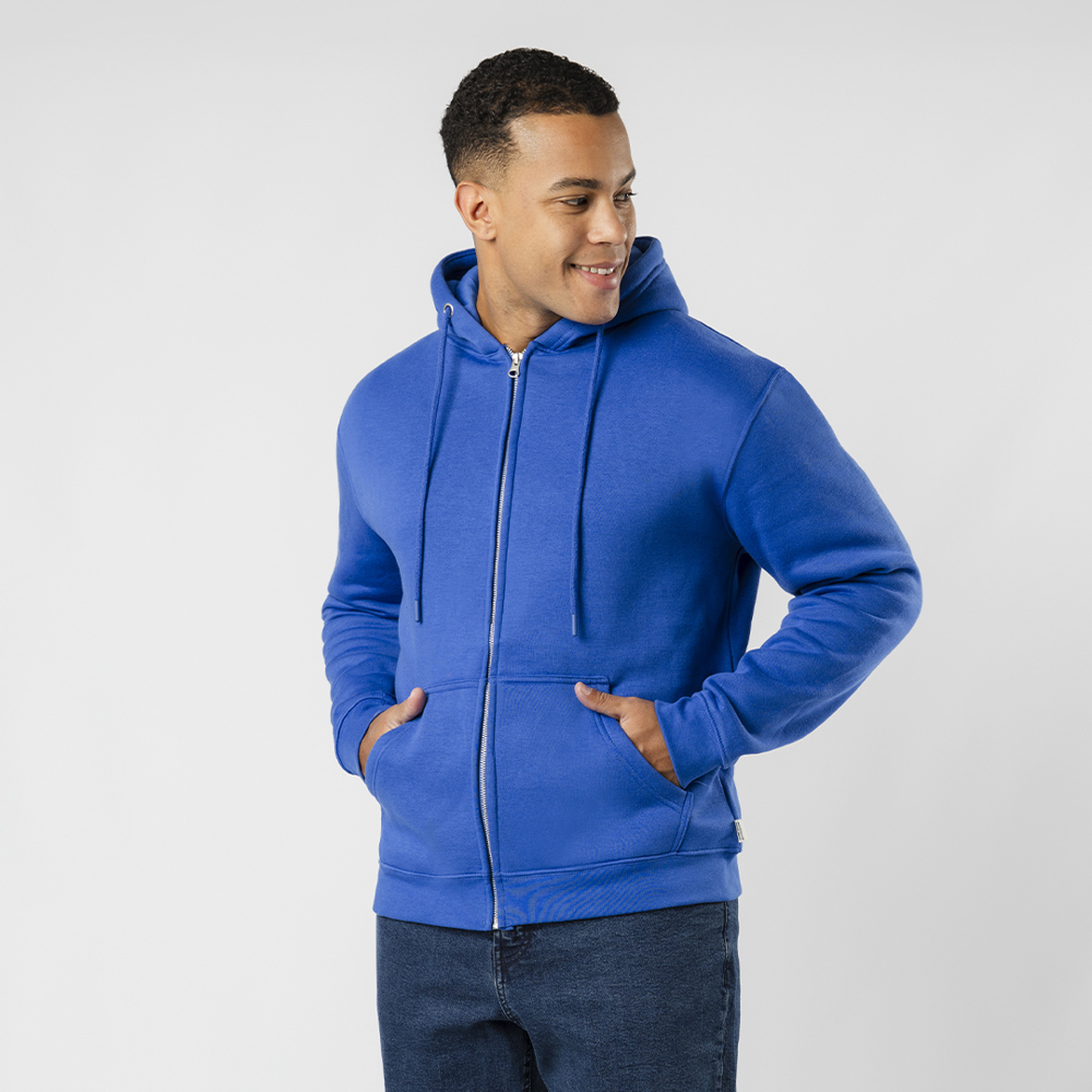 Volwassene Hooded + Rits Sweatshirt Walder - kopen of bedrukken