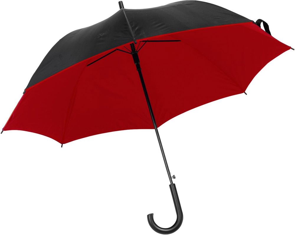 Polyester (190T) paraplu Armando - met logo of onbedrukt bestellen - Rood