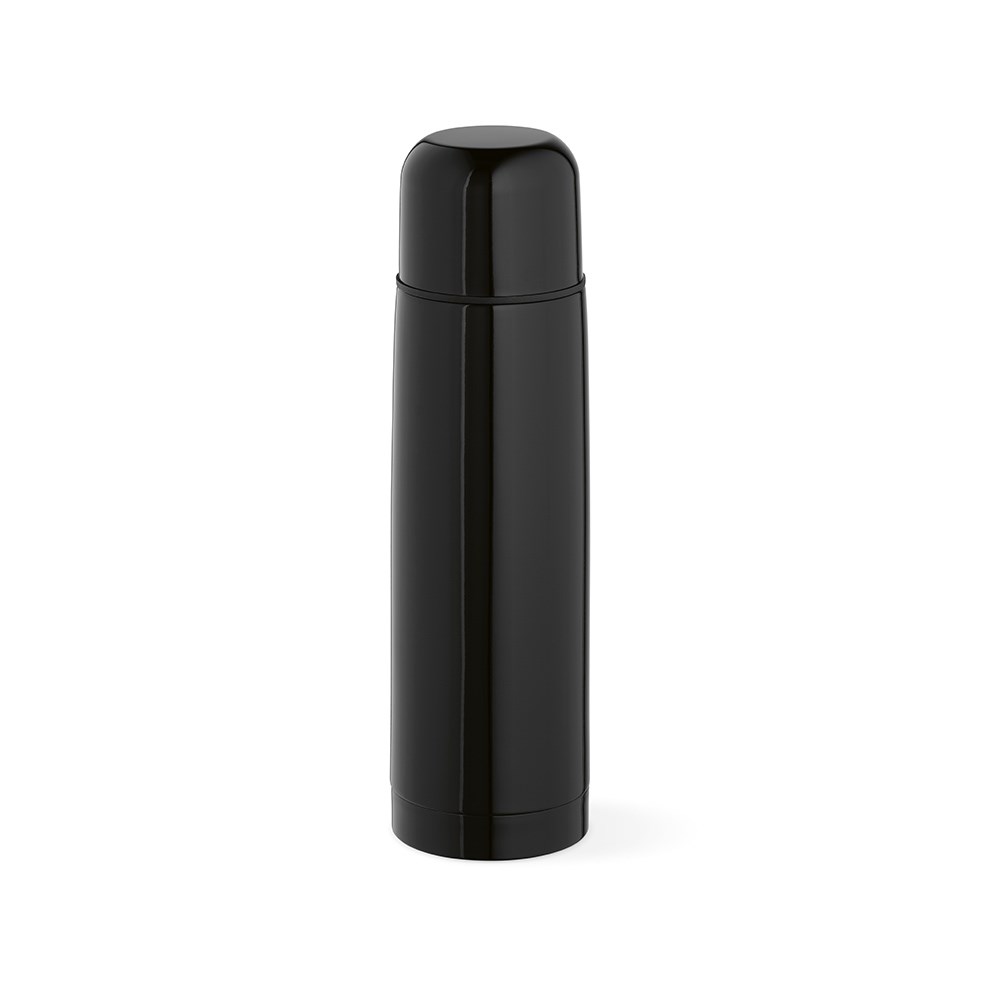 Donau thermos gerecycled roestvrij staal 500 ml - Zwart