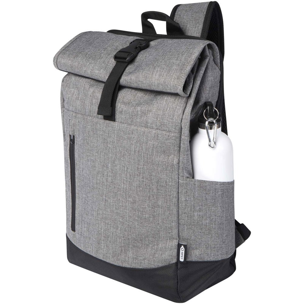 Libra 15,6 inch GRS gerecycled oprolbare laptop rugzak 12L