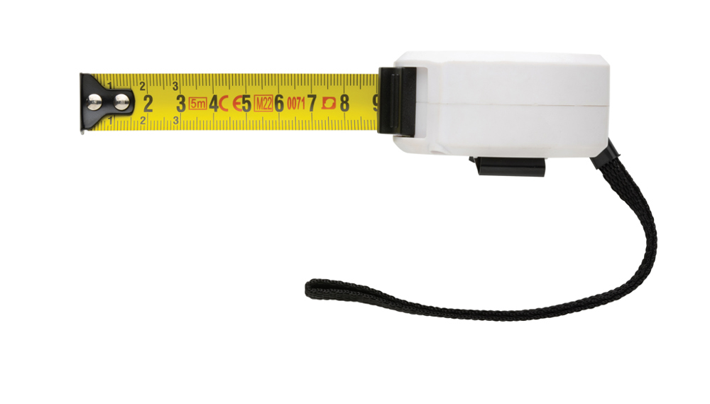 RCS gerecycled plastic bamboe rolmaat 5M/19mm
