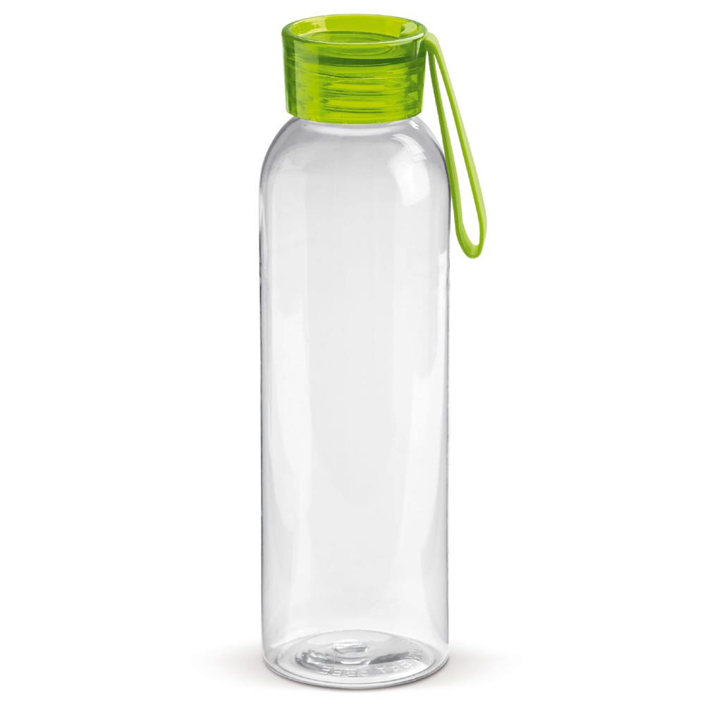Waterfles Tritan 600ml - kopen of bedrukken - Transparant / Lichtgroen