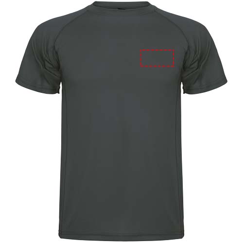 Montecarlo 150 g/m² sportshirt met korte mouwen voor kinderen