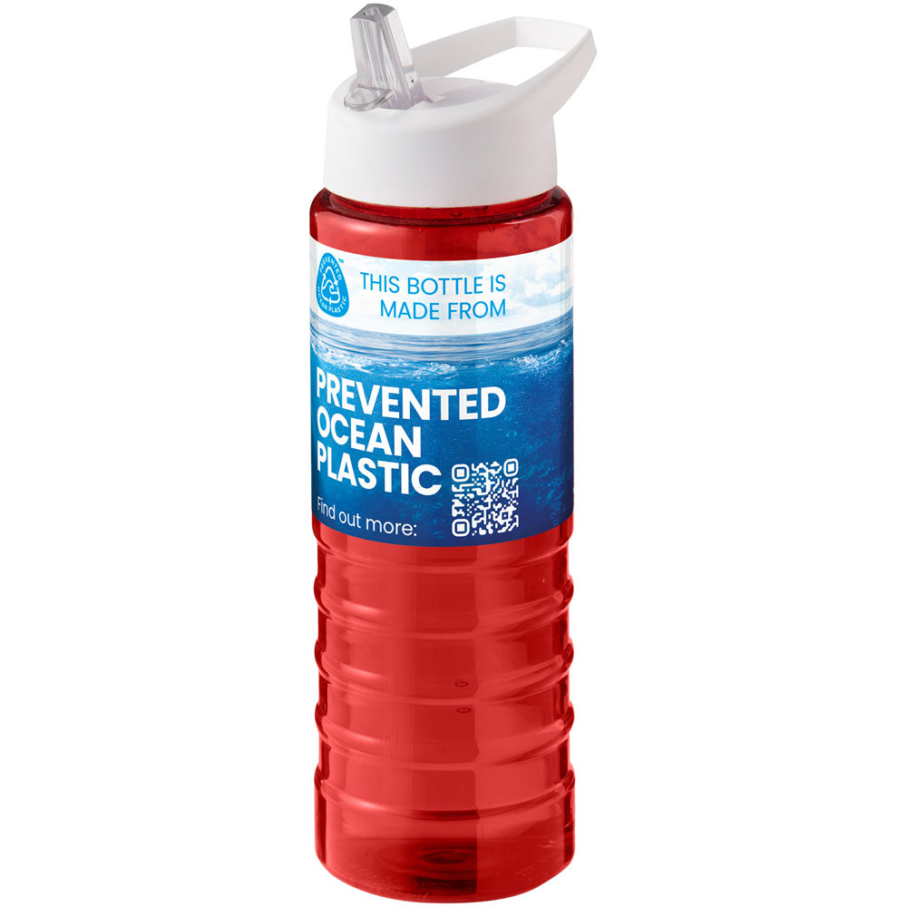 H2O Active® Eco Treble 750 ml drinkfles met tuitdeksel 