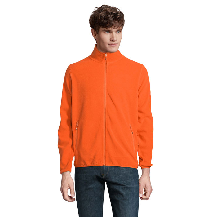 FACTOR MEN - FACTOR HEREN MICROFLEECE - met logo of onbedrukt bestellen - oranje
