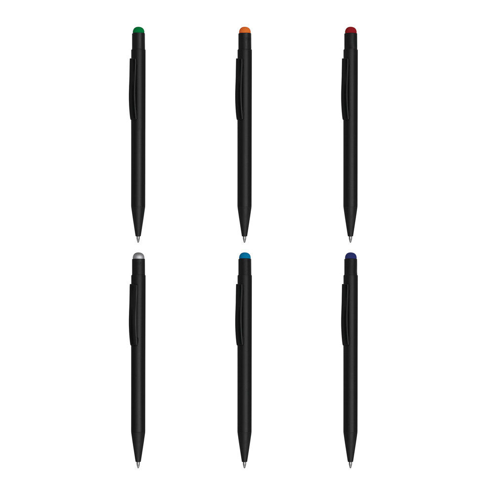 BLACK BEAUTY - Aluminium balpen - met logo of onbedrukt bestellen