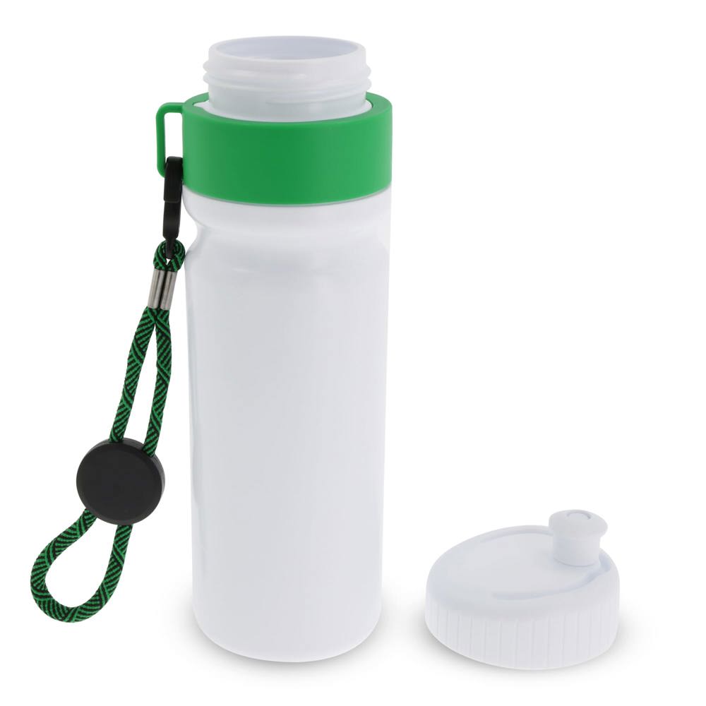 Sportbidon met rand en koord 750ml