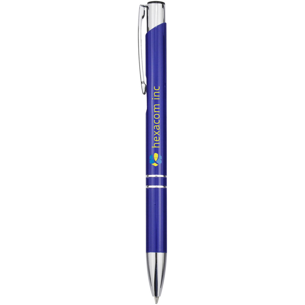 Moneta aluminium balpen (zwarte inkt)