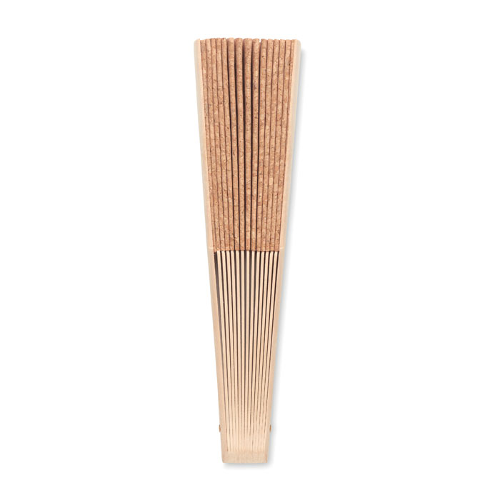 FANNY CORK - Handwaaier van hout en bamboe