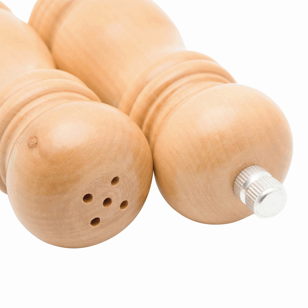 DUO SPICE - Zoutstrooier & pepermolen als set - voor bedrijven en relatiegeschenken
