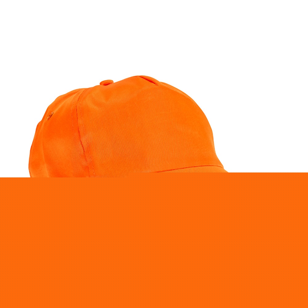 RUFAI. 100% katoenen pet - bedrukt of onbedrukt verkrijgbaar - oranje