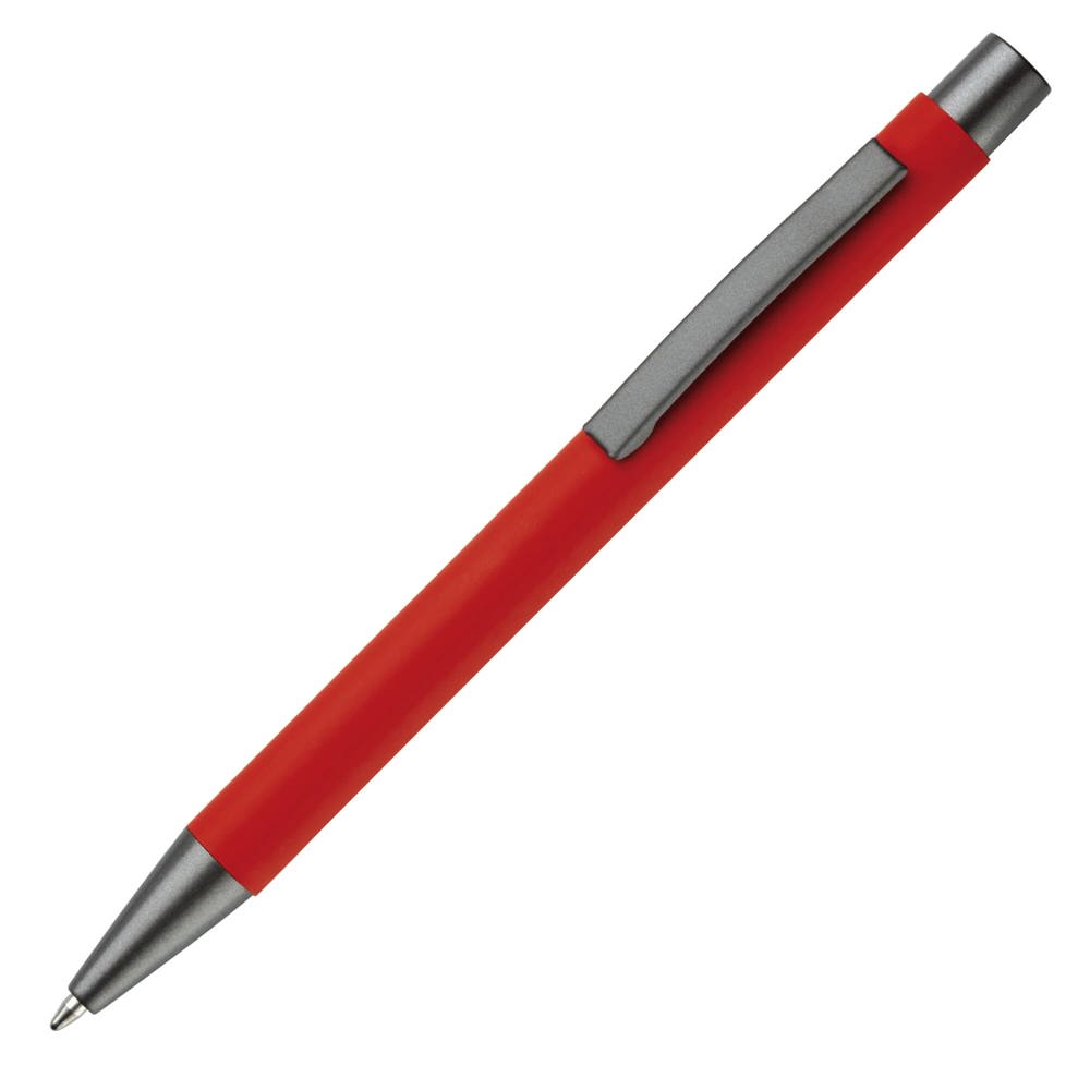 Balpen New York soft touch - bedrukt of onbedrukt verkrijgbaar - Rood