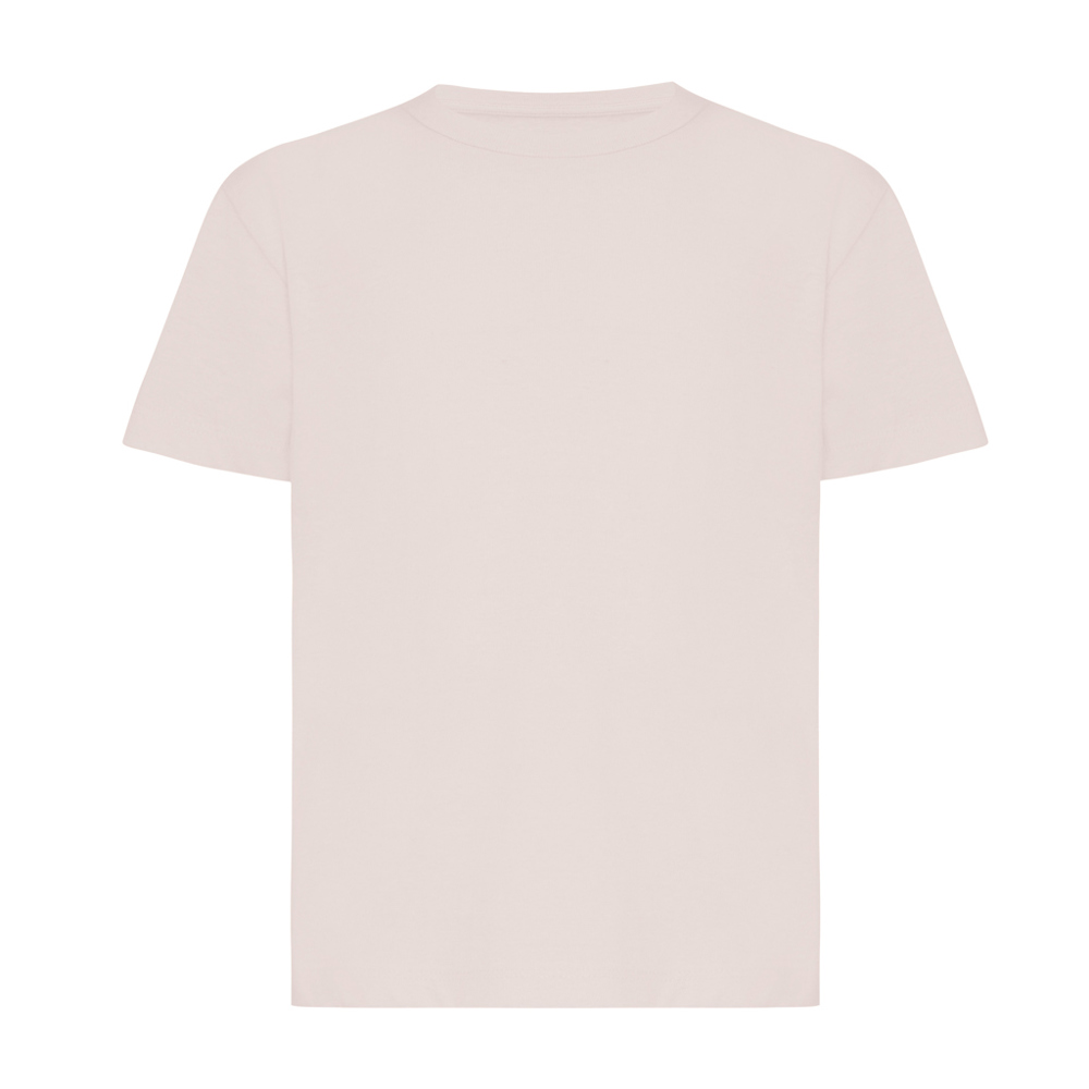 IQONIQ Koli kids lichtgewicht gerecycled katoen t-shirt - kopen of bedrukken - cloud pink (± PMS 11-1408 TCX)