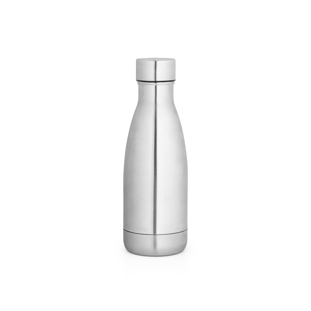 RE-BUFFON S. Thermosfles van 90% gerecycled roestvrij staal 400 ml - kopen of bedrukken - Satijn zilver