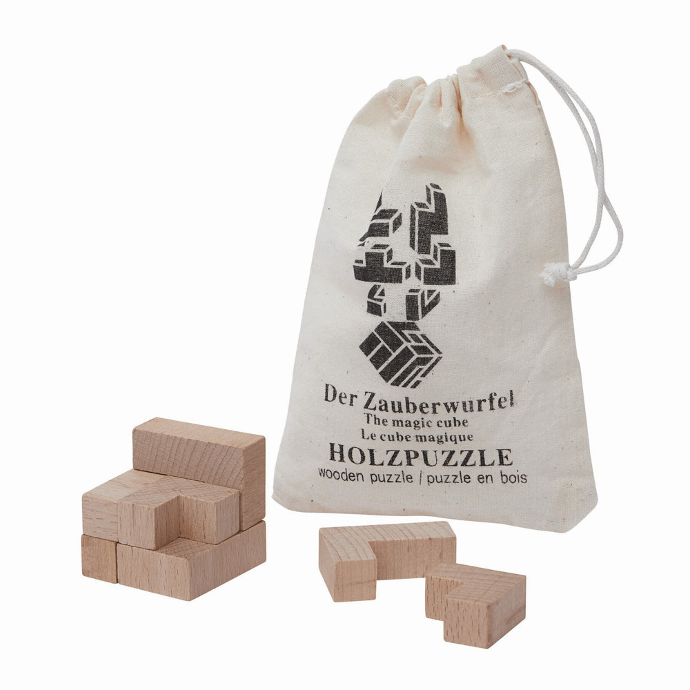 CRAZY CUBE - Houten puzzel - kopen of bedrukken