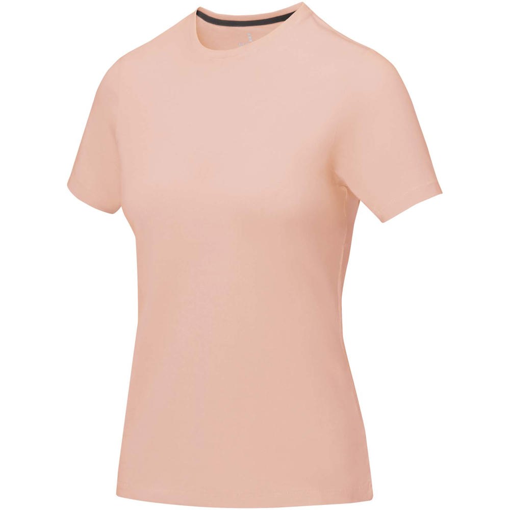 Nanaimo dames t-shirt met korte mouwen - bedrukt of onbedrukt verkrijgbaar - Bleekroze