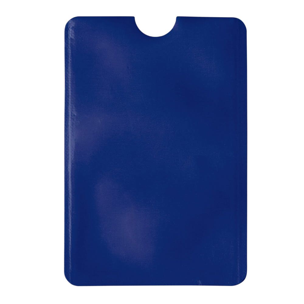 Kaarthouder soft anti-skimming - kopen of bedrukken - donkerblauw