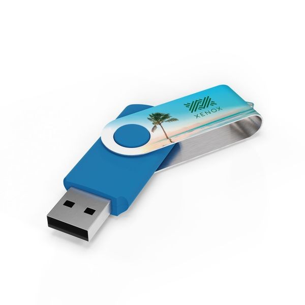 USB Stick Twister- Lichtblauw- 4GB 2.0