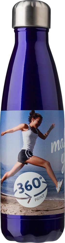 RVS dubbelwandige drinkfles Lombok - met logo of onbedrukt bestellen