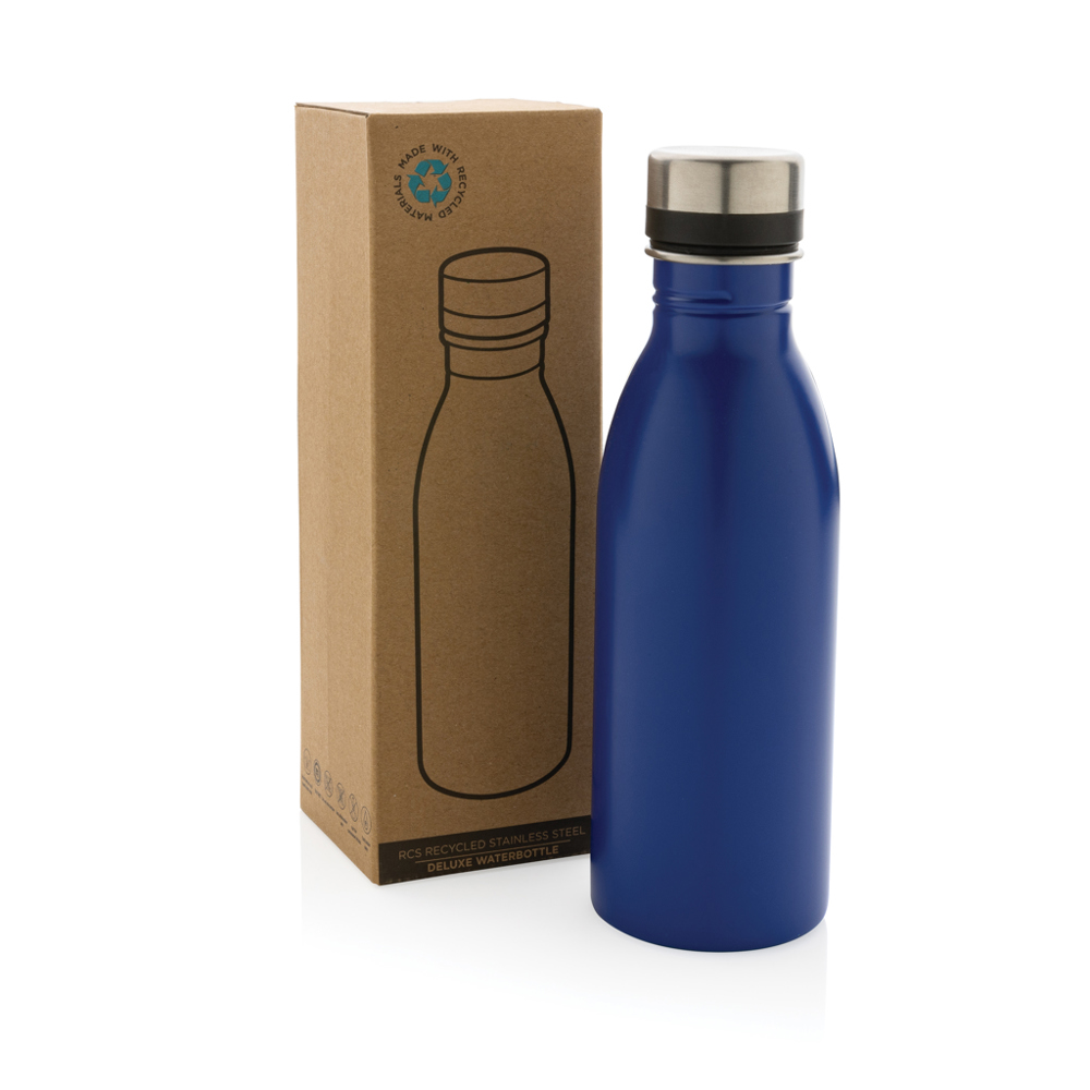 RCS gerecycled roestvrijstalen luxe waterfles
