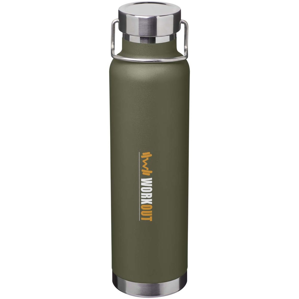 Thor 650 ml RCS gecertificeerde gerecyclede roestvrijstalen koperen vacuüm geïsoleerde waterfles 