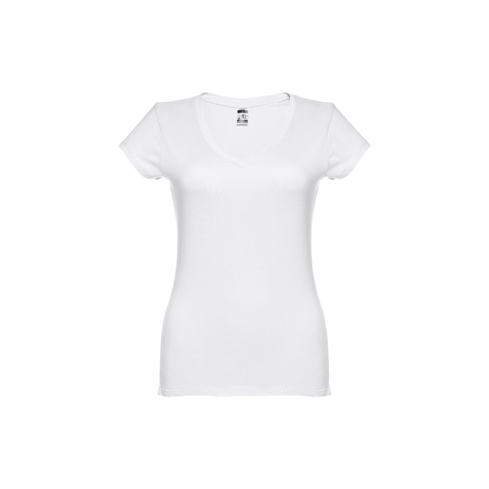 THC ATHENS WOMEN WH. T-shirt voor vrouwen - voor bedrijven en relatiegeschenken - Wit