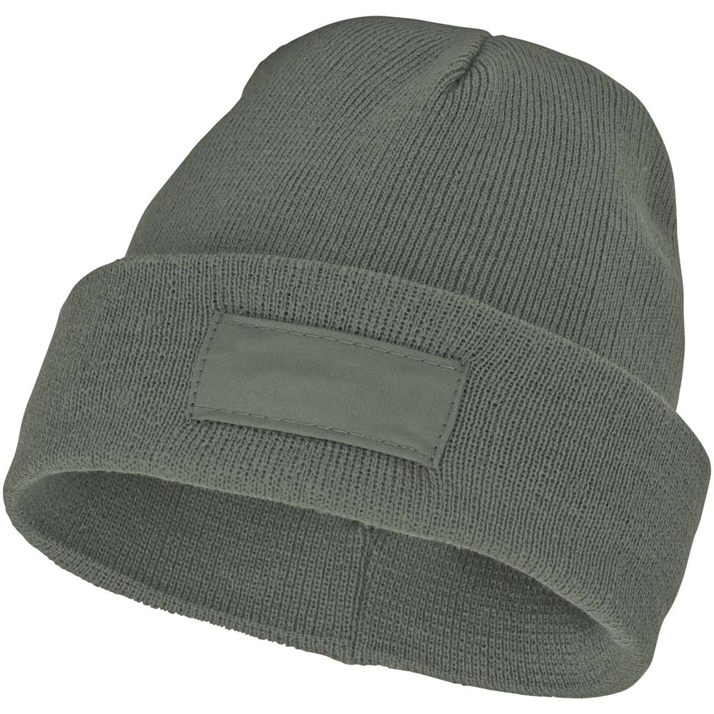 Boreas beanie met patch - met logo of onbedrukt bestellen - groen
