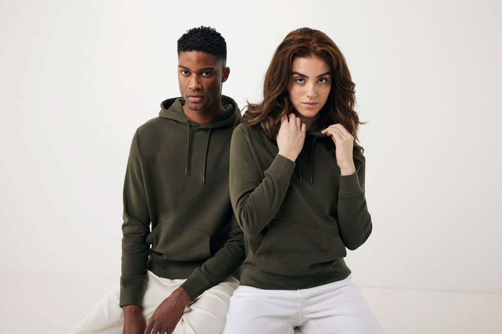 IQONIQ Rila lichtgewicht gerecycled katoen hoodie