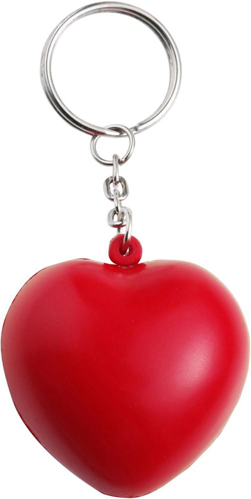 Anti-stress sleutelhanger Lilou - bedrukt of onbedrukt verkrijgbaar - rood