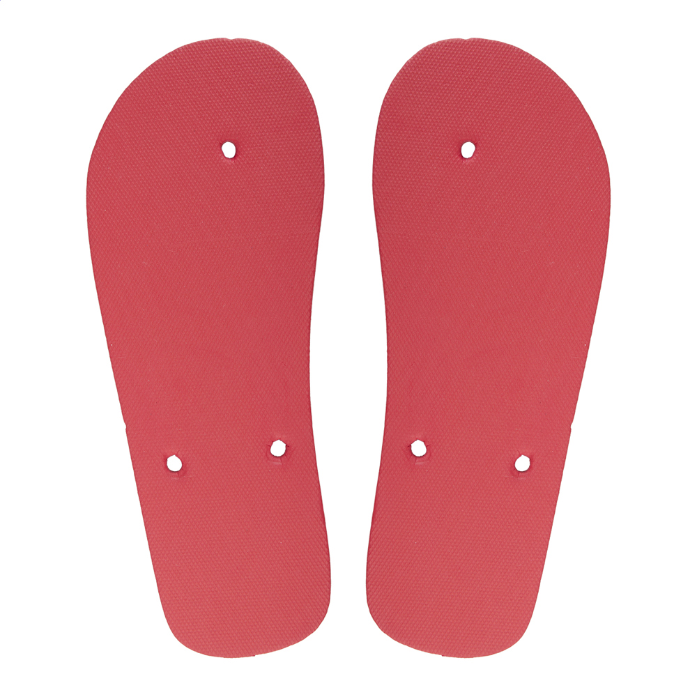 CreaPlaya - custom made strand slippers - kopen of bedrukken - 36-38-rood (A)