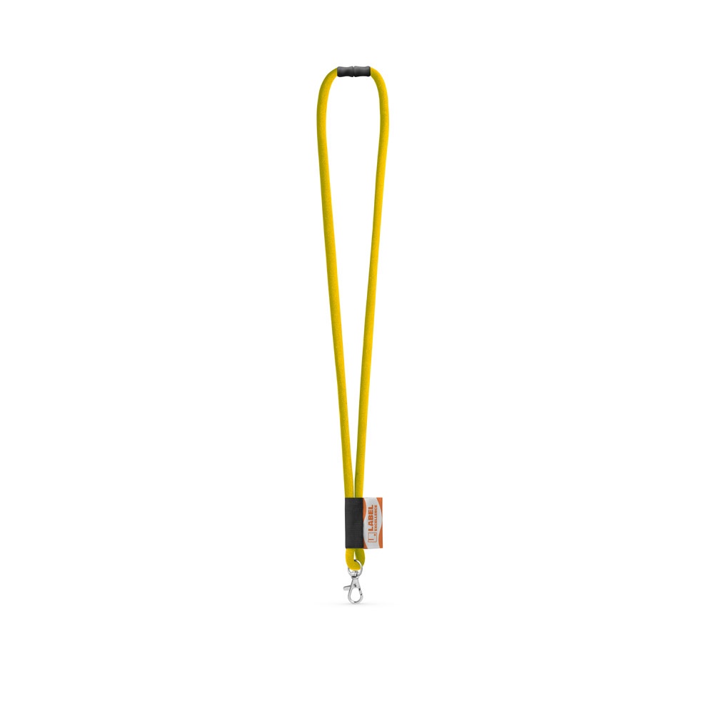 WISBECH. Op maat gemaakte polyamide lanyard - voor bedrijven en relatiegeschenken - 310 - Geel