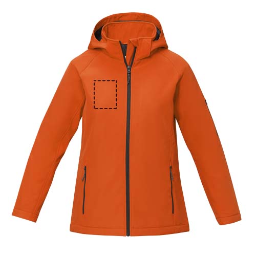 Notus gewatteerd softshell damesjas