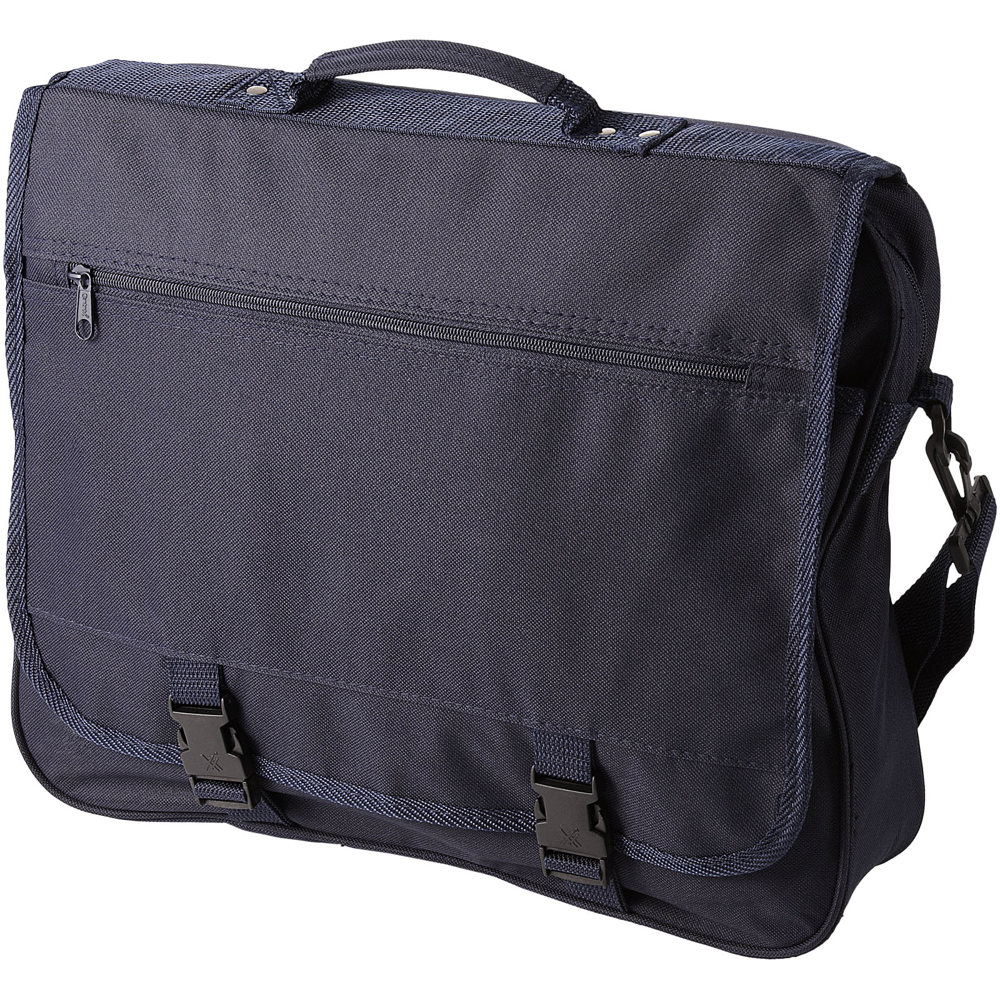 Anchorage polyester conferentietas 11L - met logo of onbedrukt bestellen - Marineblauw