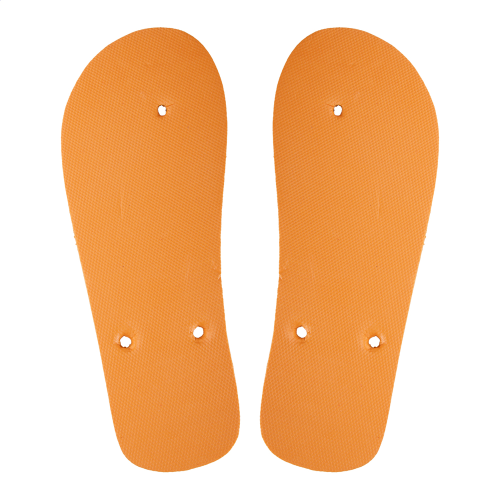 CreaPlaya - custom made strand slippers - kopen of bedrukken - 42-44-oranje (A)