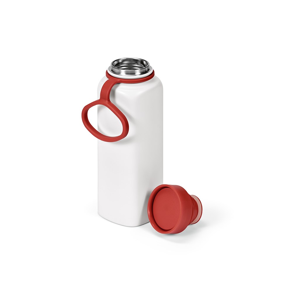 Ural fles gerecycled roestvrij staal 820 ml - Rood