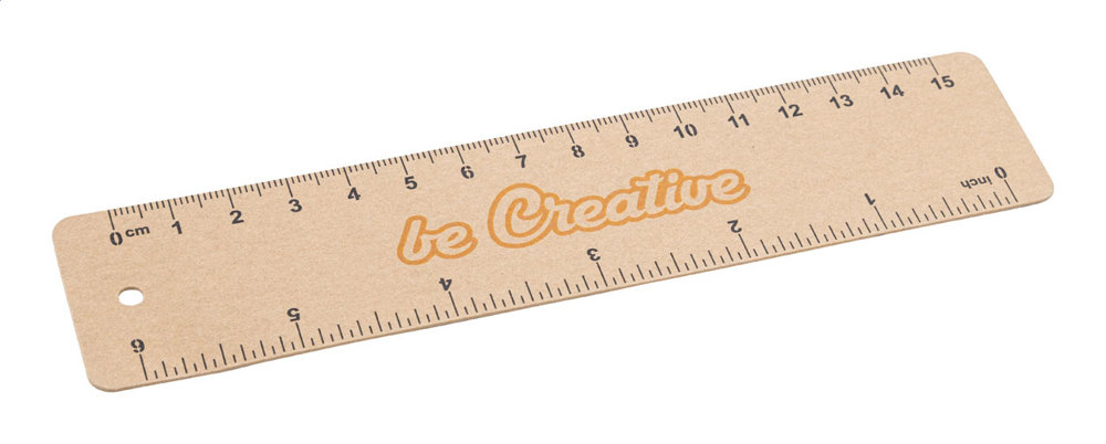 Samler Eco - Custom made papieren liniaal - voor bedrijven en relatiegeschenken