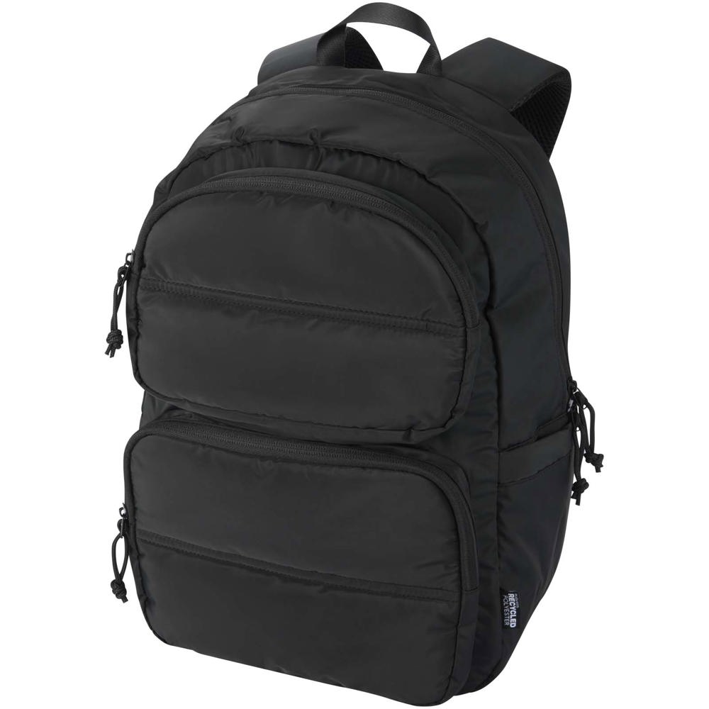 Puffer 15,6" GRS gerecycleerde laptoptas 18L - bedrukt of onbedrukt verkrijgbaar