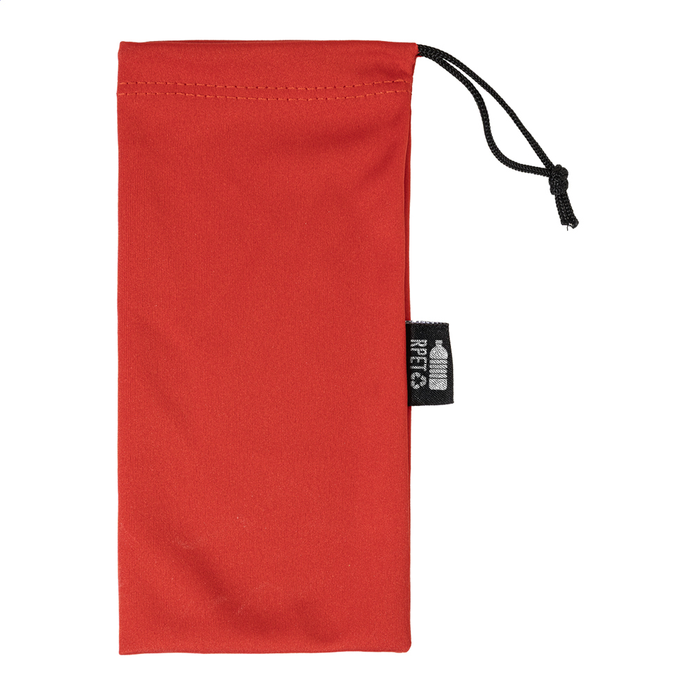 Pousun - RPET zonnebril case - voor bedrijven en relatiegeschenken - Rood