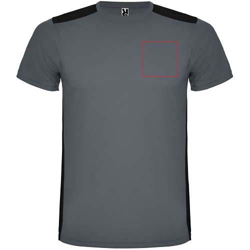 Detroit 130 g/m² sportshirt met korte mouwen voor kinderen