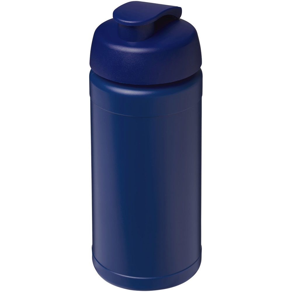 Baseline 500 ml gerecyclede drinkfles met klapdeksel - voor bedrijven en relatiegeschenken