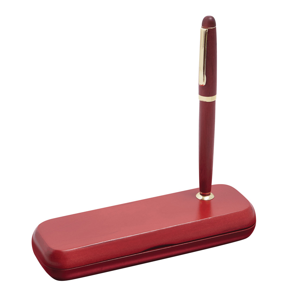 POET - Elegant palissanderhouten set - met logo of onbedrukt bestellen