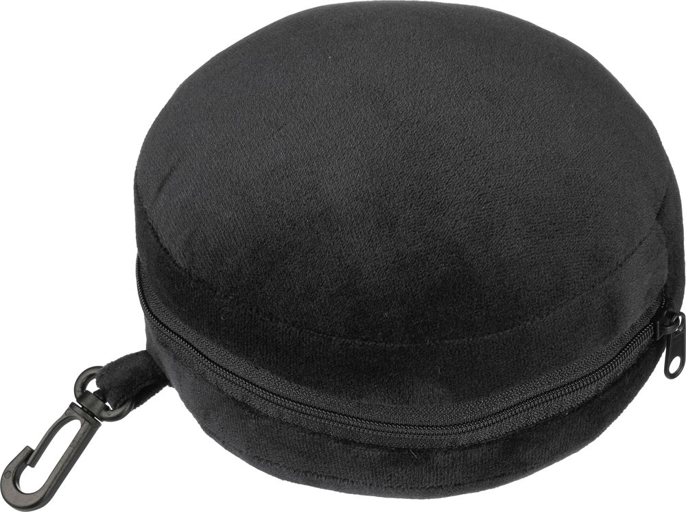 Polyester reiskussen Leontine - voor bedrijven en relatiegeschenken - Zwart