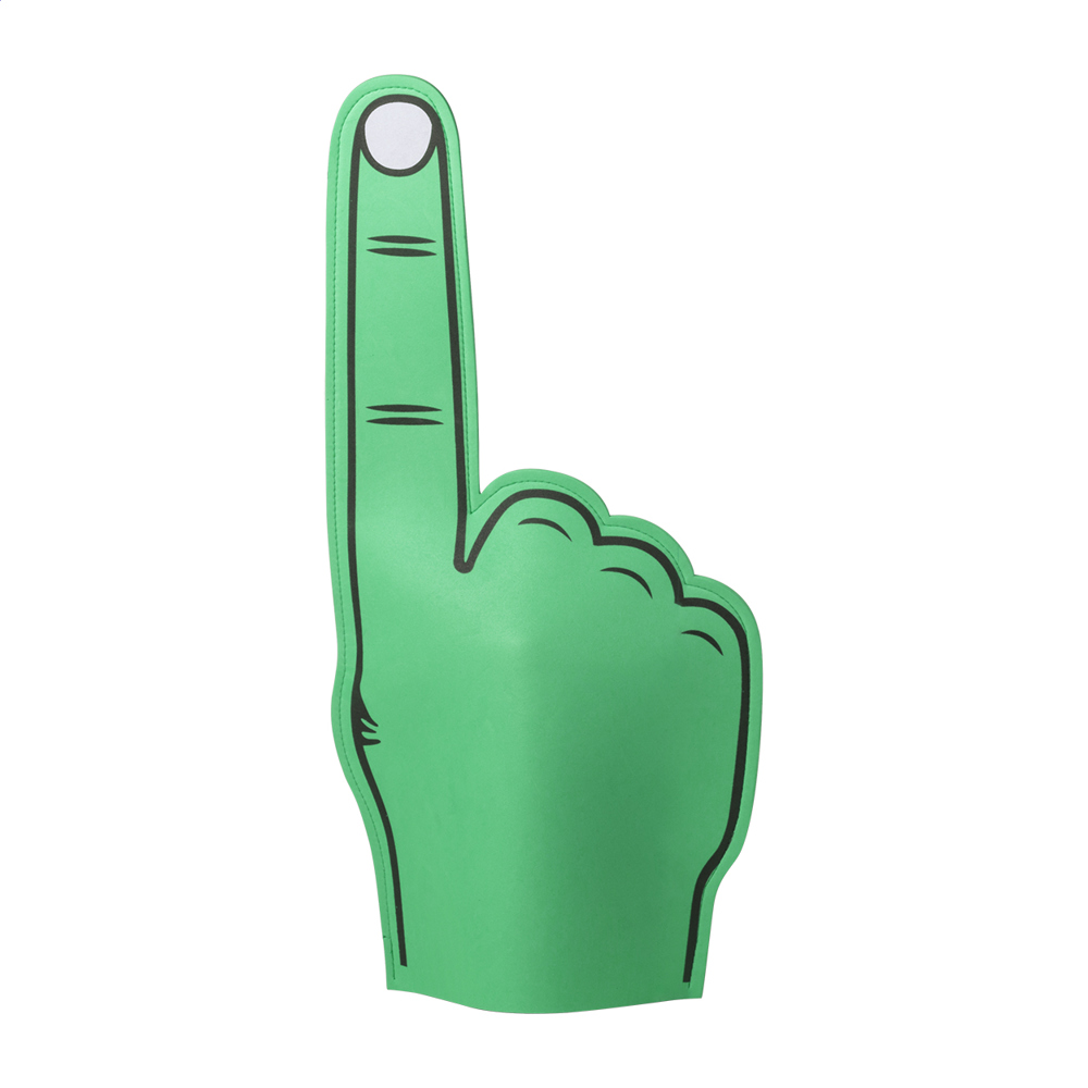 Fanly - foam hand - voor bedrijven en relatiegeschenken - groen