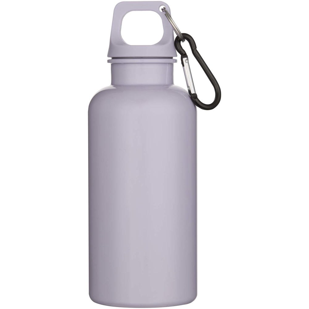 Oregon 400 ml effen waterfles van RCS gecertificeerd gerecycled plastic met karabijnhaak 