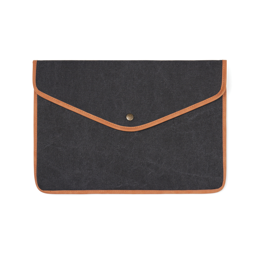 VINGA Bosler GRS recycled canvas 14" laptop sleeve - met logo of onbedrukt bestellen