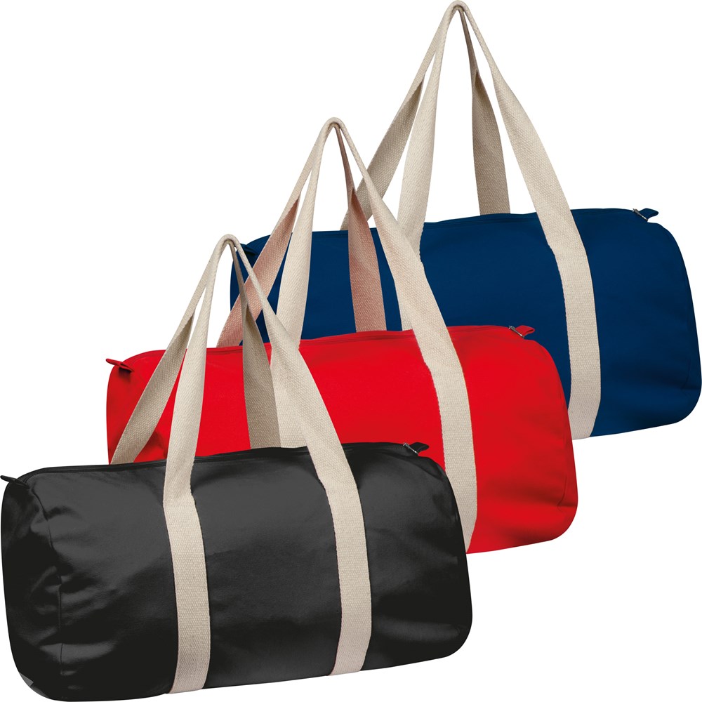 Weekendtas van canvas - met logo of onbedrukt bestellen