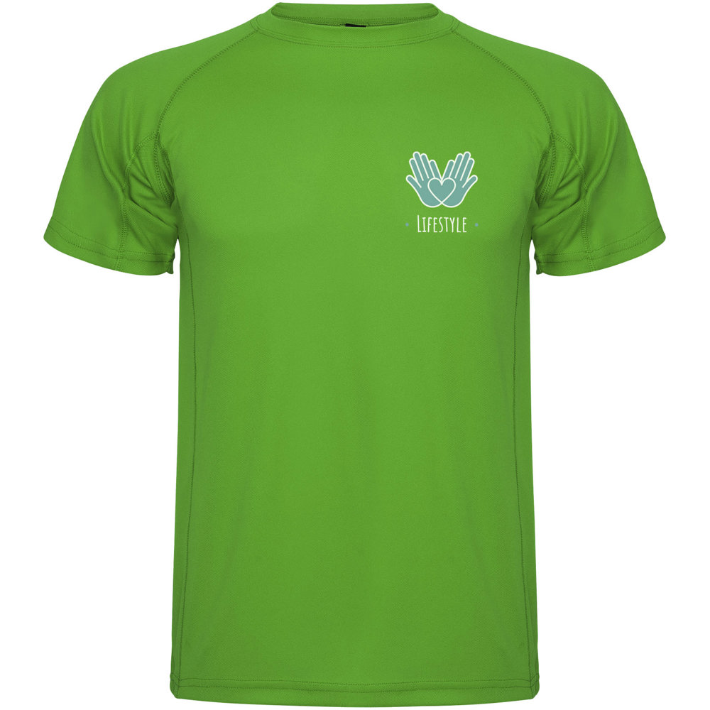 Montecarlo 150 g/m² sportshirt met korte mouwen voor heren